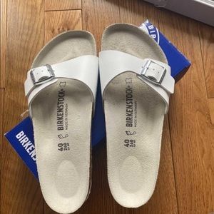 Madrid White Birkenstock Sandal